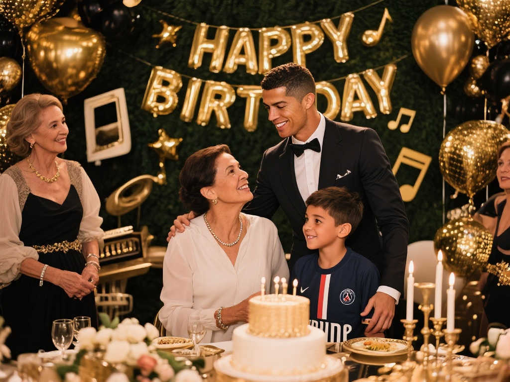 C罗豪奢生日派对:与母亲共舞,波多黎各歌手献唱生日祝福 C罗豪奢生日派对:与母亲共舞,波多黎各歌手献唱生日祝福